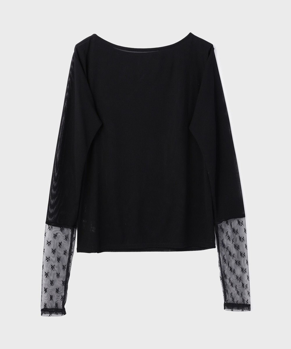 GRACE CONTINENTAL アセテートシアーカットトップ 