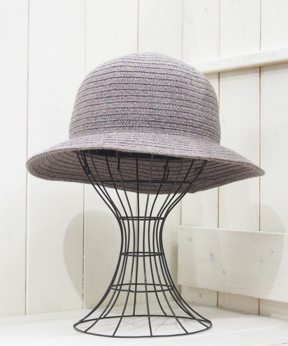 石田製帽 エコリウール混 丸ダウンクロッシェ 