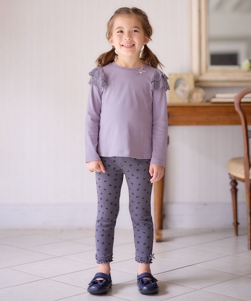 ANY KIDS テレコ レギンス 