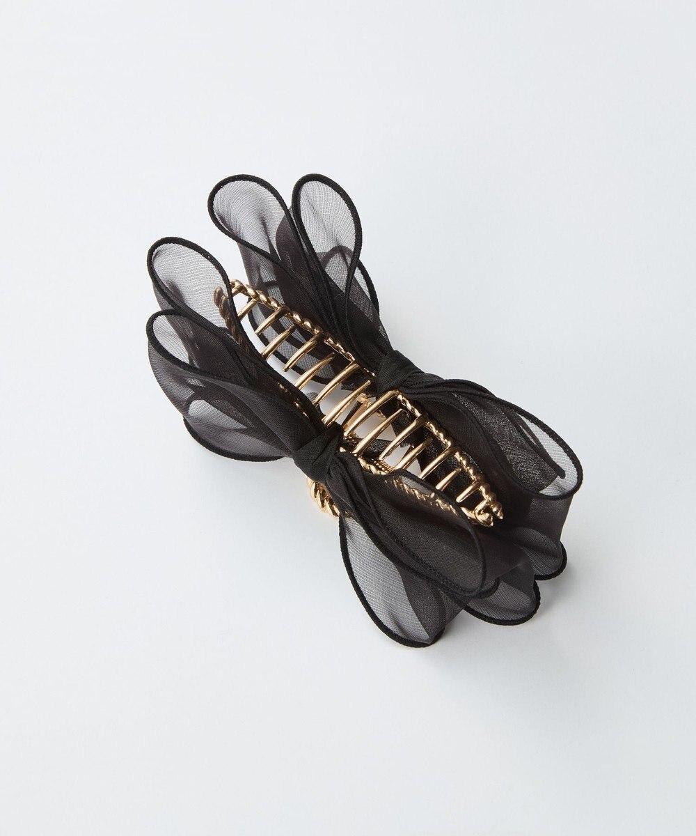 Phoebe ミディアムオーガンジーリボンバンスクリップ 