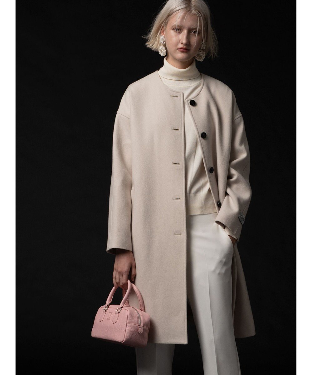 Te chichi ウールメルトンノーカラーロングコート《2025winter catalog item》 