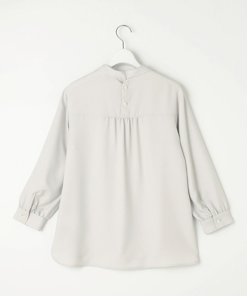 J.PRESS LADIES L 【洗える】ヌーディスバックサテン ボウタイ ブラウス 