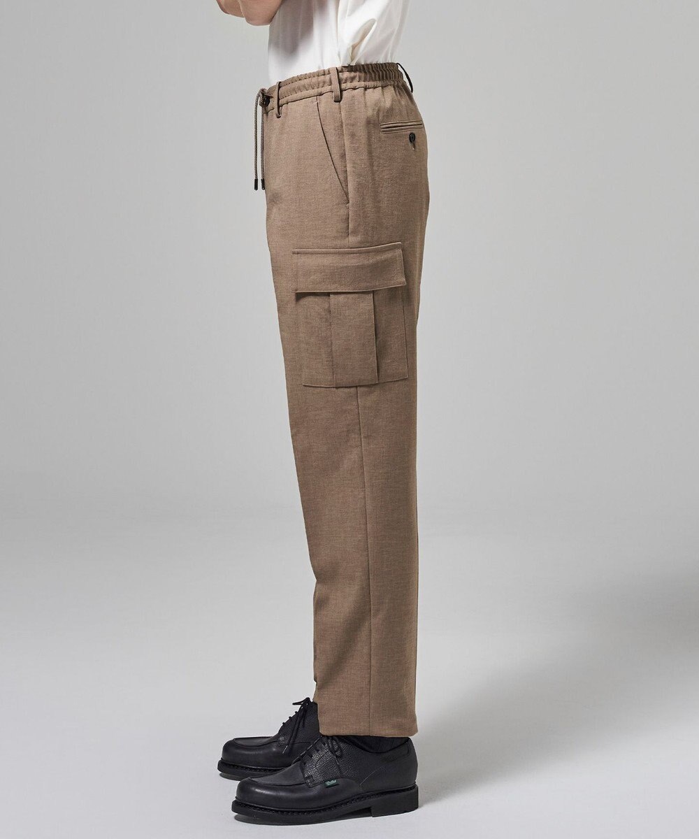 JOSEPH HOMME 【新素材】テクノクロスストレッチ　ドローコード付きストレートカーゴパンツ / HOVE CARGO 