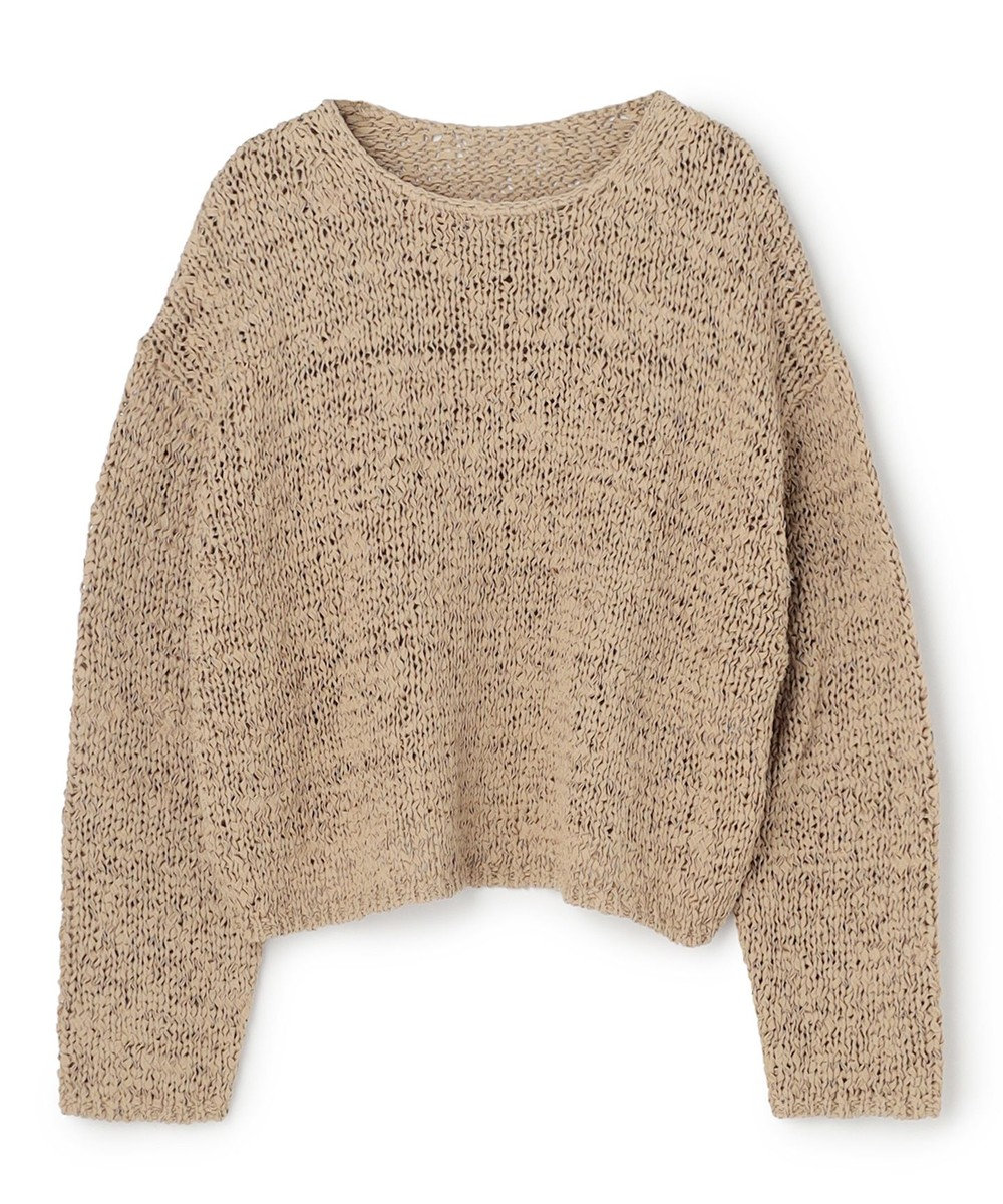 UNFILO テープヤーンニット プルオーバー 