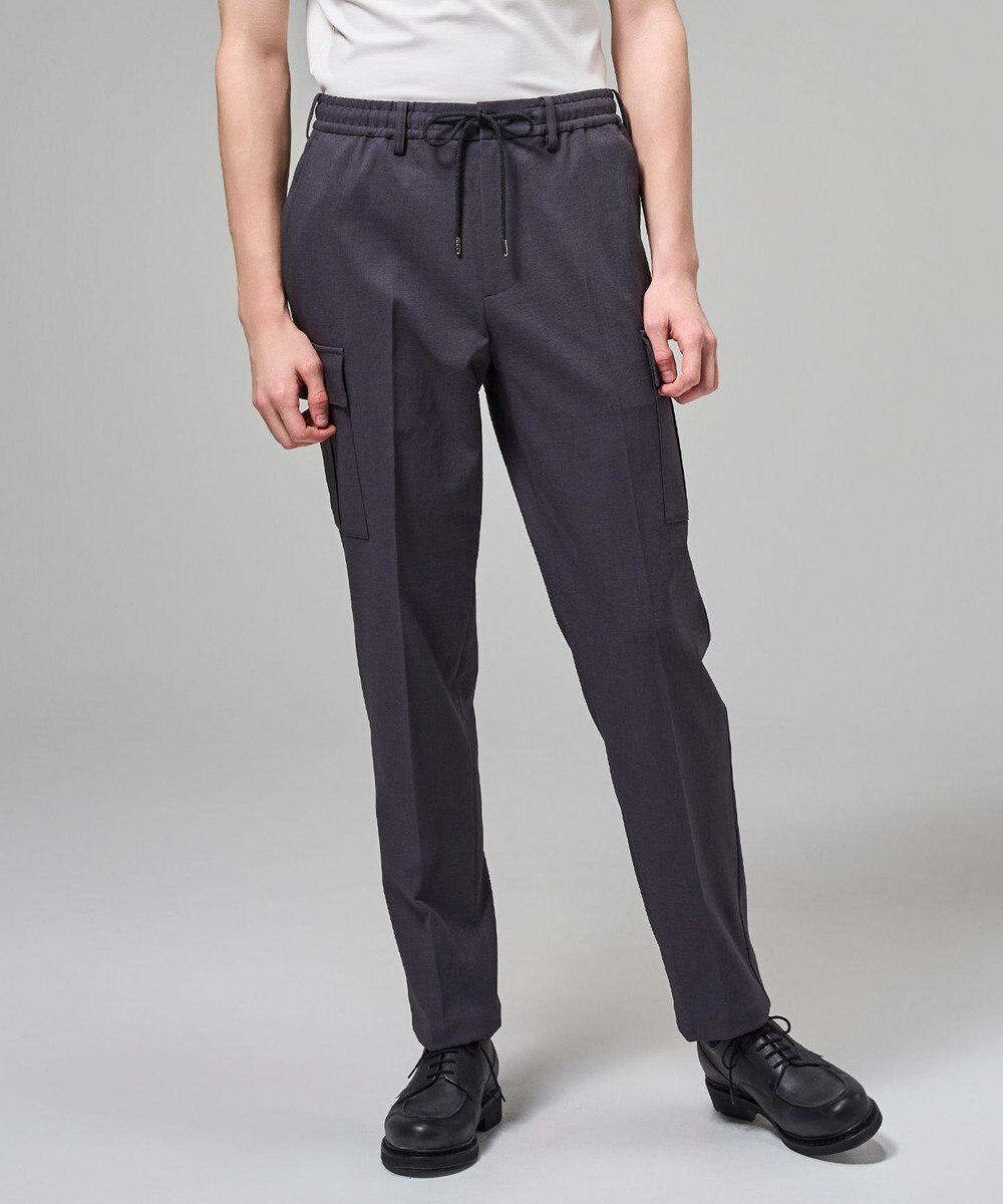 JOSEPH HOMME 【新素材】テクノクロスストレッチ　ドローコード付きストレートカーゴパンツ / HOVE CARGO 