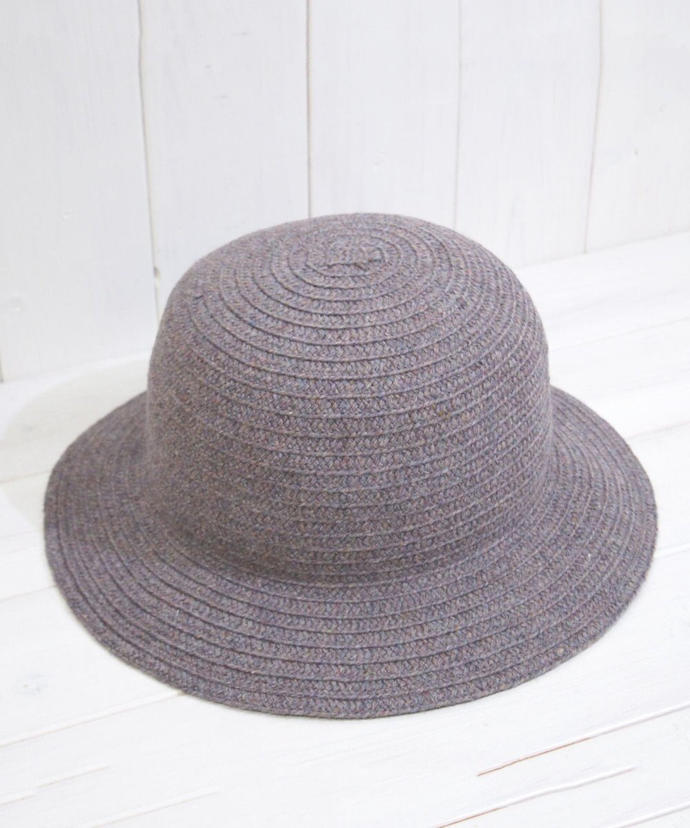 石田製帽 エコリウール混 丸ダウンクロッシェ 