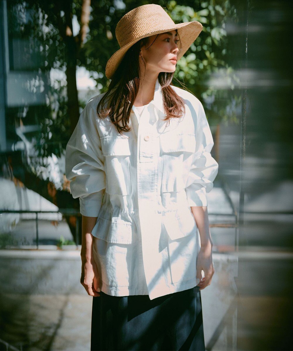 23区 ラフィアリボン ハット 