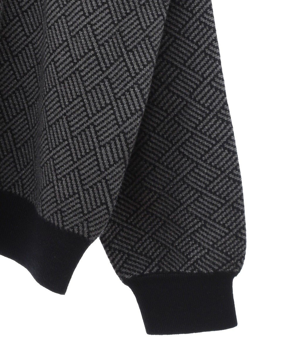 AMERICAN HOLIC バイパチ幾何学柄ニットプルオーバー 