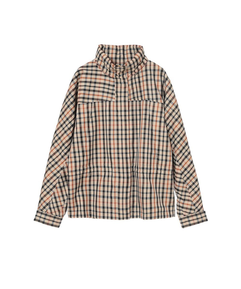 DAKS ハウスチェック ドローストリングブルゾン 