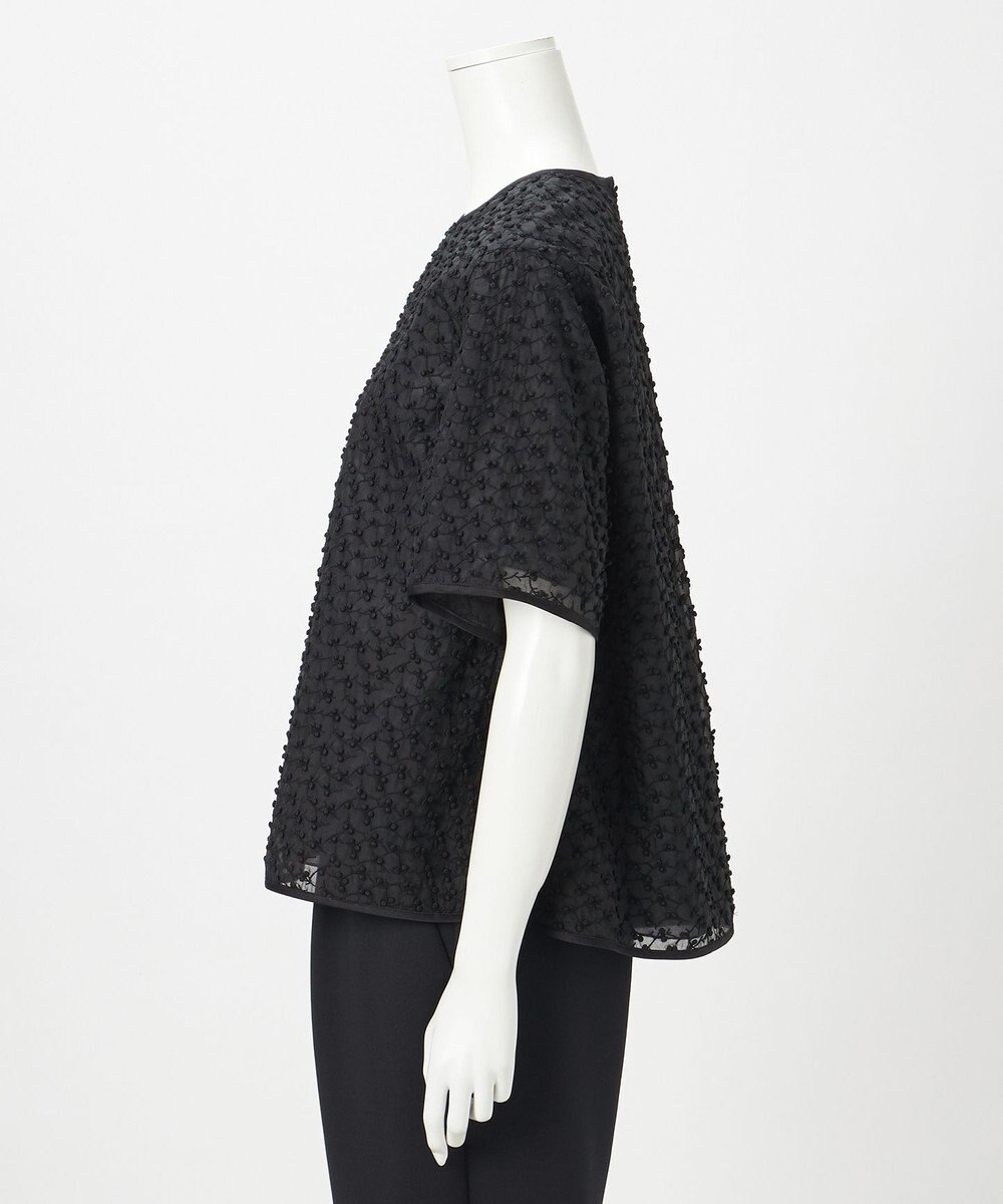 23区 L 【R(アール)】ランダムドットレース Aライン ブラウス 