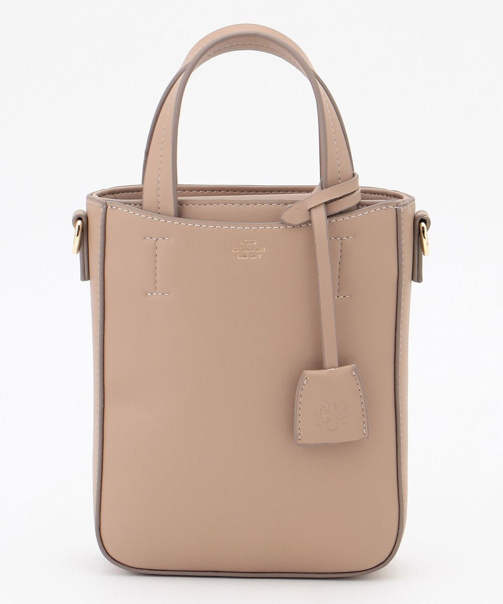 J.PRESS LADIES 【2way】スプリットレザー ナノポシェット バッグ 