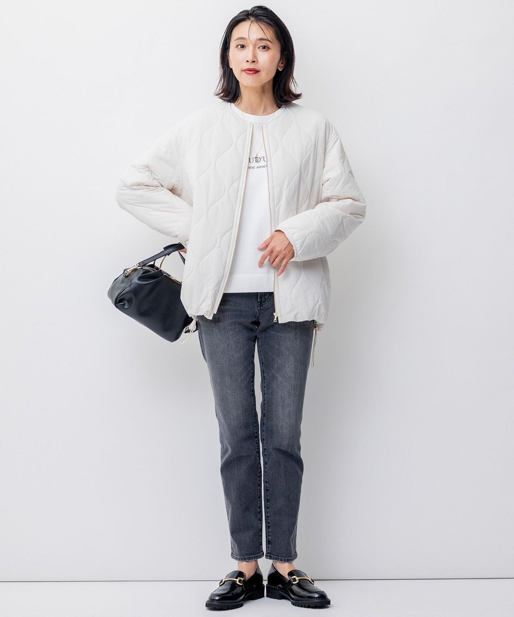 23区 【洗える/撥水加工】中綿 パディング アウター 