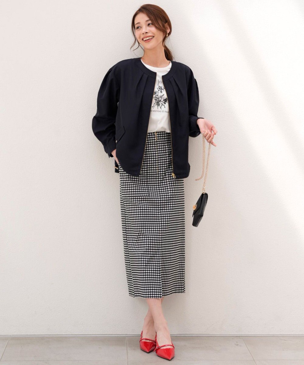 ANY SIS S 【BAILA掲載/花粉リリース】スプリングコンフォート ブルゾン 