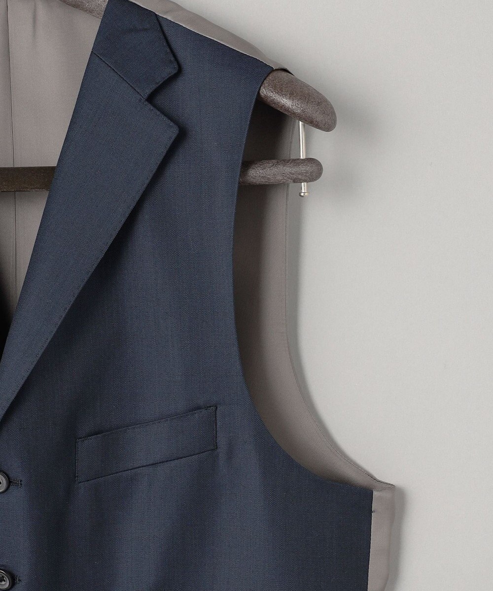 GOTAIRIKU シワになりにくい/通年素材【御幸毛織/みゆきけおり】Superio160 ベスト_ダークグリーン 