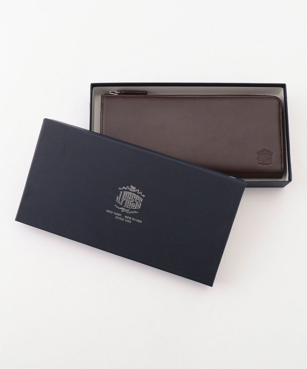J.PRESS MEN 【MORPHO×J.PRESS】シープゴート ハニーセル長財布(Ｌ字ラウンドファスナー) 
