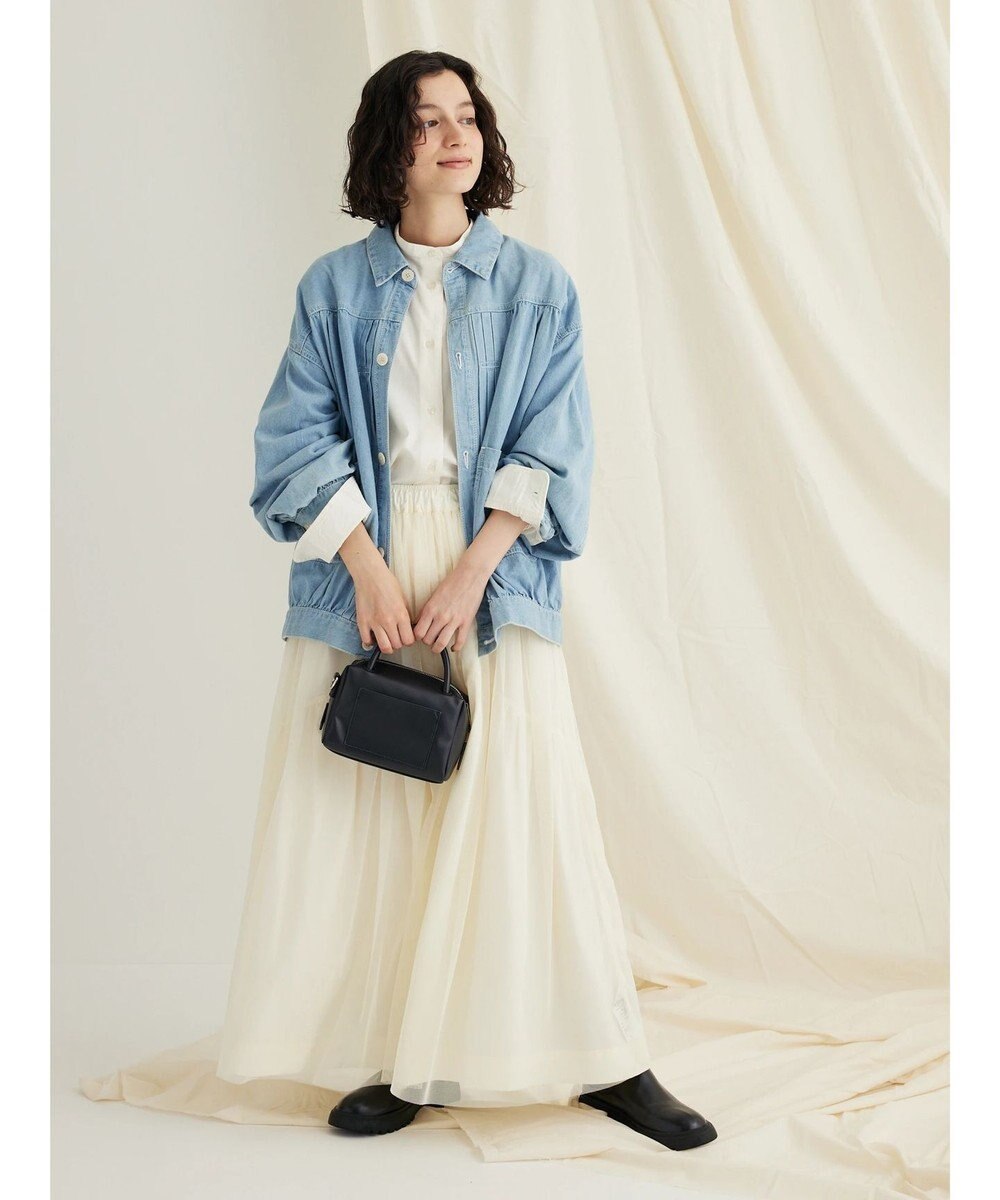 CRAFT STANDARD BOUTIQUE ライトデニムギャザーＧジャン 