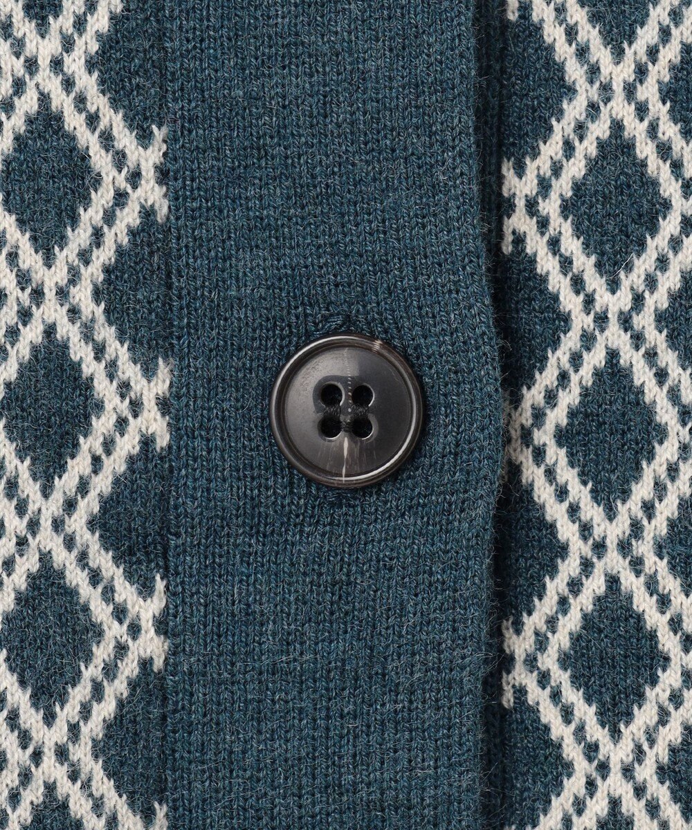 J.PRESS YORK STREET 【WOMEN】ANTI PILLING WOOL ジャガードニットベスト 