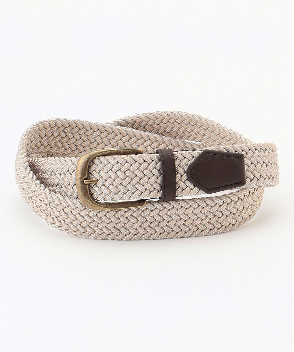 JOSEPH ABBOUD 【キングサイズ・イタリア素材・ストレッチ・日本製】 ストレッチミックスブレイズ ベルト 