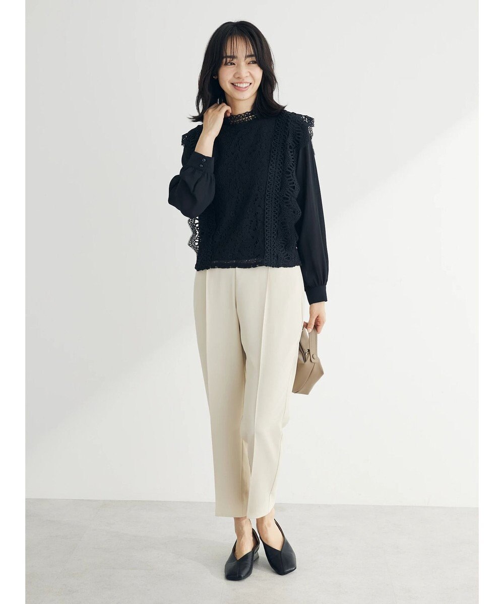 Green Parks ・Ｐｅｔｉｔ　Ｆｌｅｕｒ　イロイロレースブラウス 