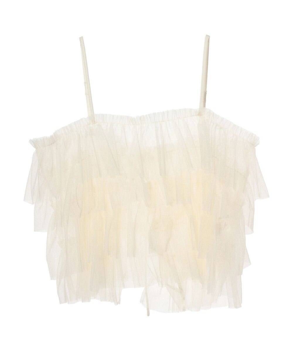 Green Parks ・ＥＬＥＮＣＡＲＥ　ＤＵＥ　２ｗａｙラメチュールフリルキャミ 