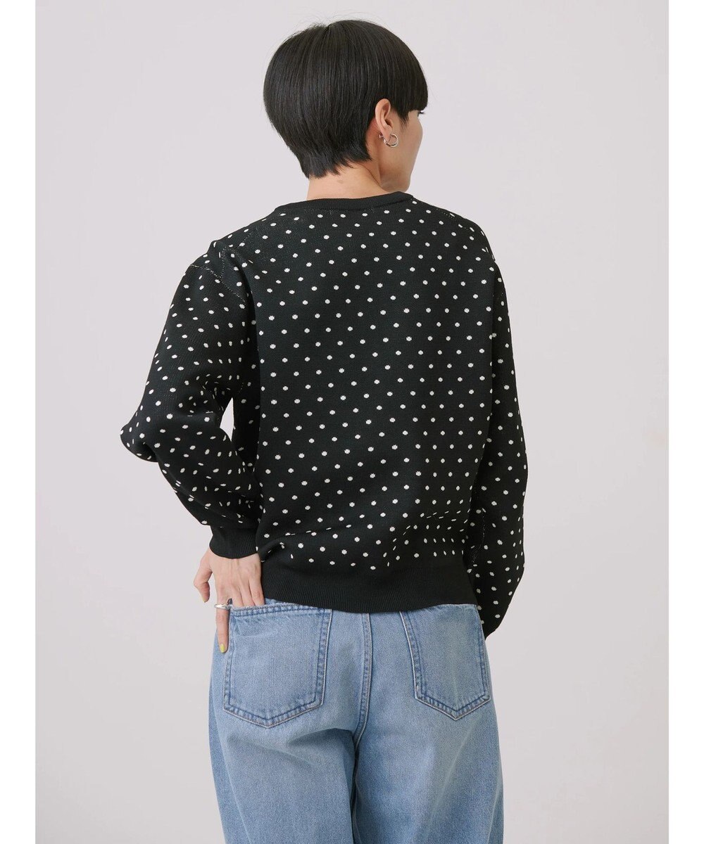 AMERICAN HOLIC エコカルットＤｏｔクルーネックカーディガン 