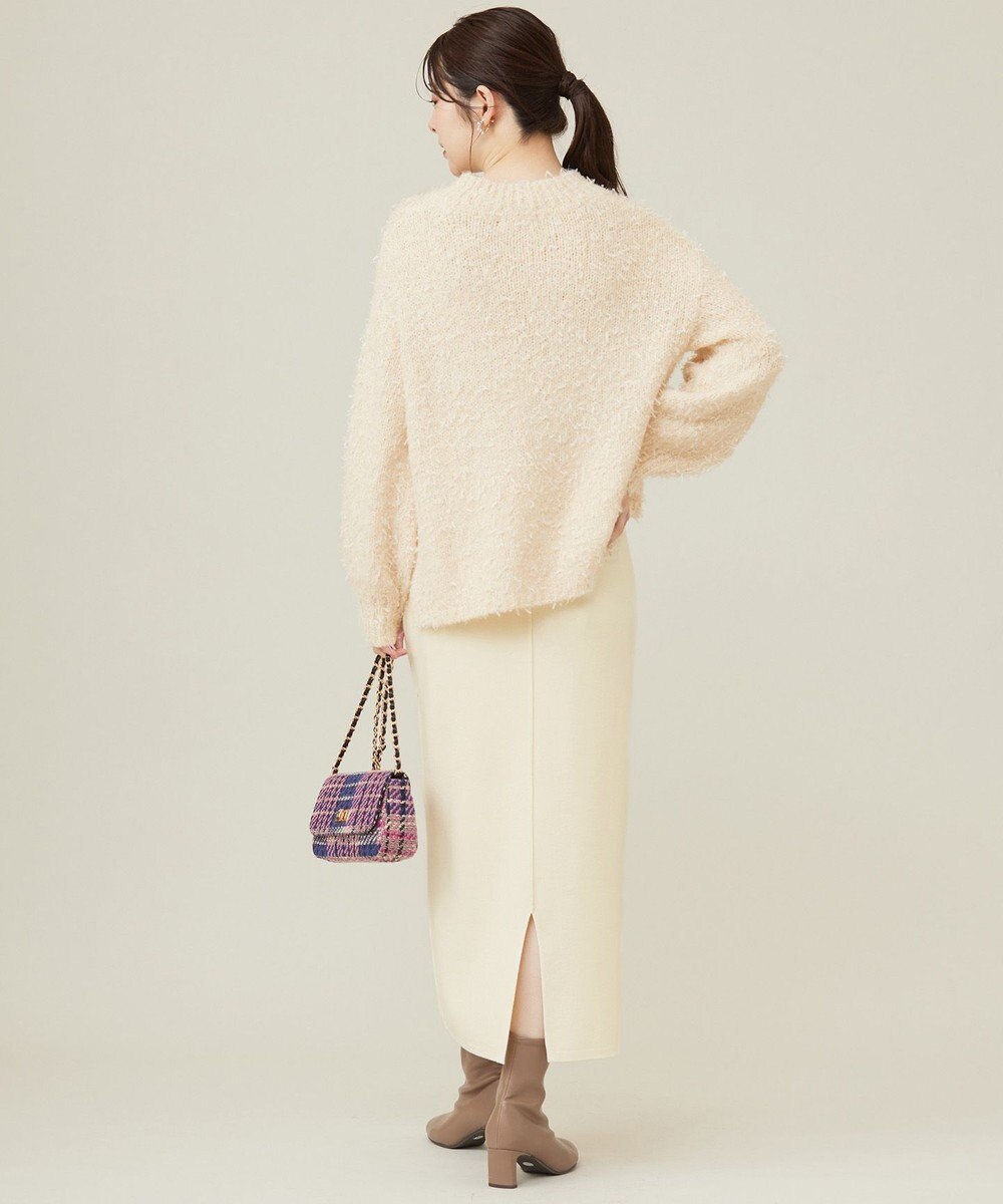 ANY SIS 【洗える・セットアップ可】アンチピリング総針ニット スカート 