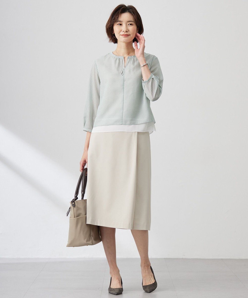 J.PRESS LADIES ヴィンテージオーバルリング ネックレス 