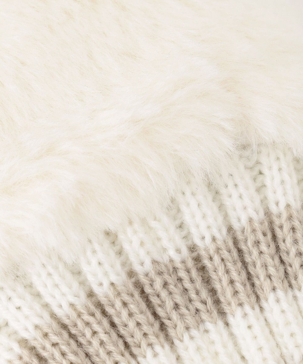 23区GOLF 【雑貨】ファー×ボーダー ヘッドカバー 