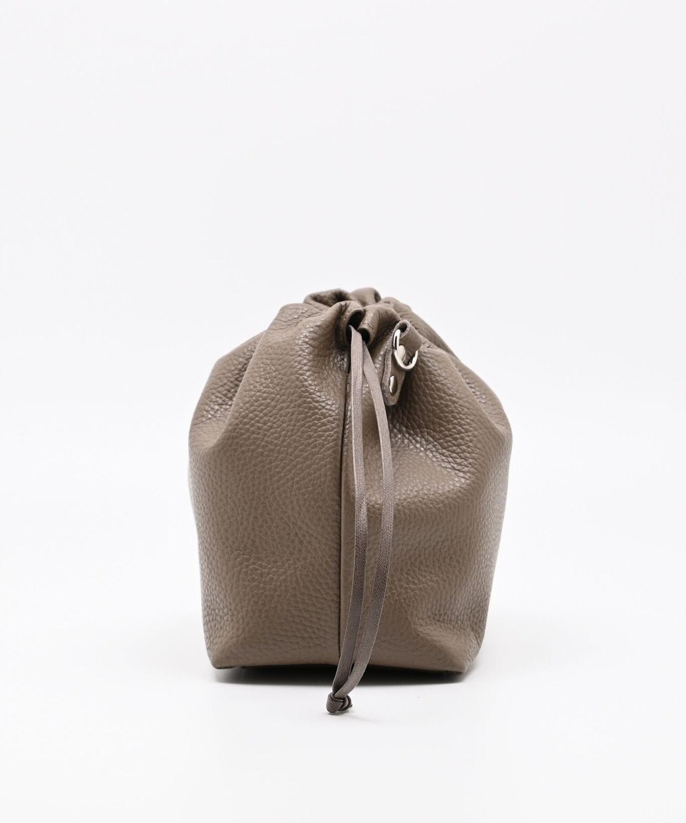 blancle シュリンクレザー ドローストリング2wayバッグ 