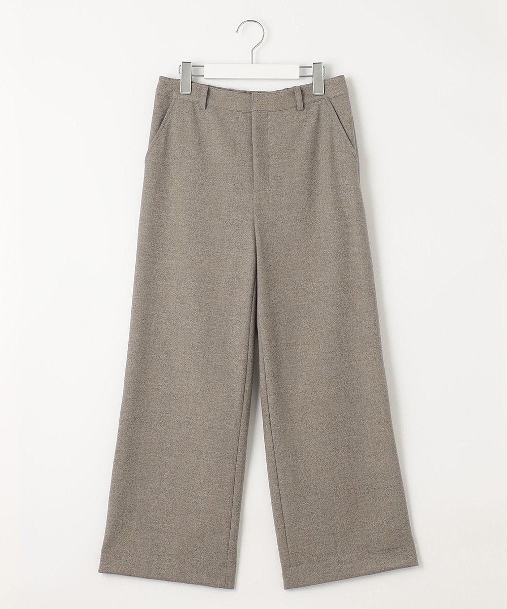J.PRESS LADIES 【洗える】チェルビック セミワイド パンツ 