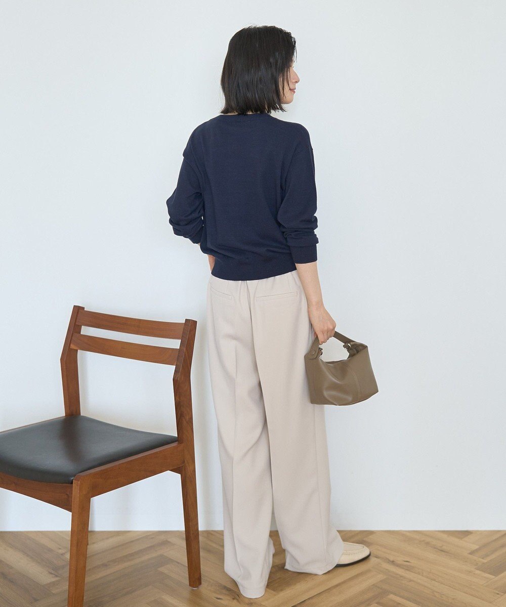 AMERICAN HOLIC コットンブレンドクルーネックカーディガン 