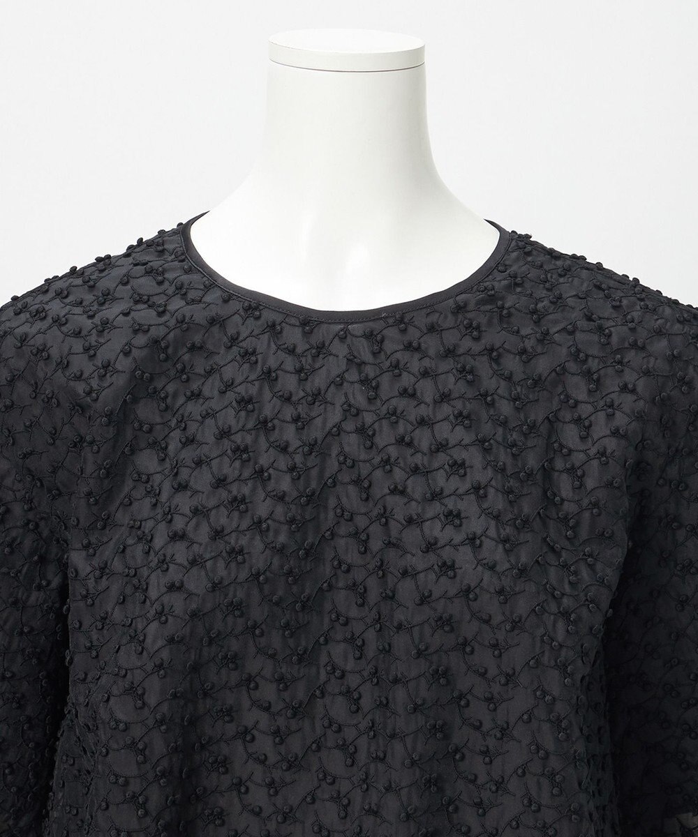 23区 L 【R(アール)】ランダムドットレース Aライン ブラウス 