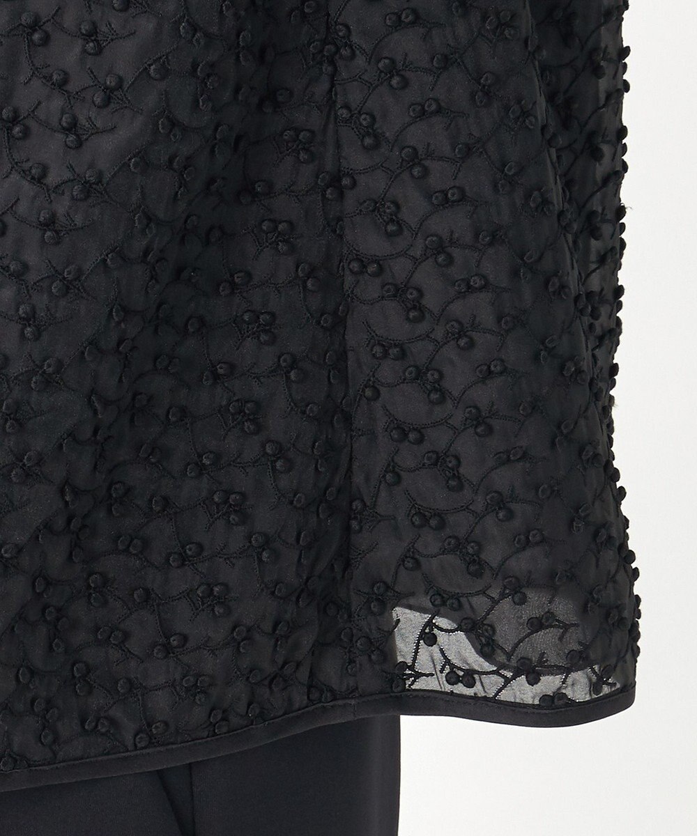 23区 L 【R(アール)】ランダムドットレース Aライン ブラウス 