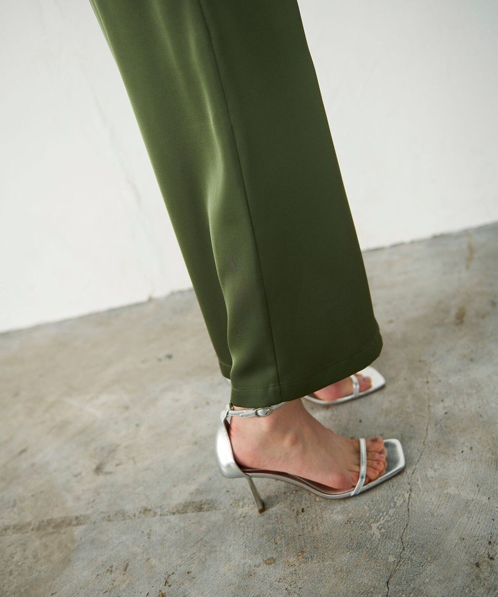 GRACE CONTINENTAL サテンストレートスカート 