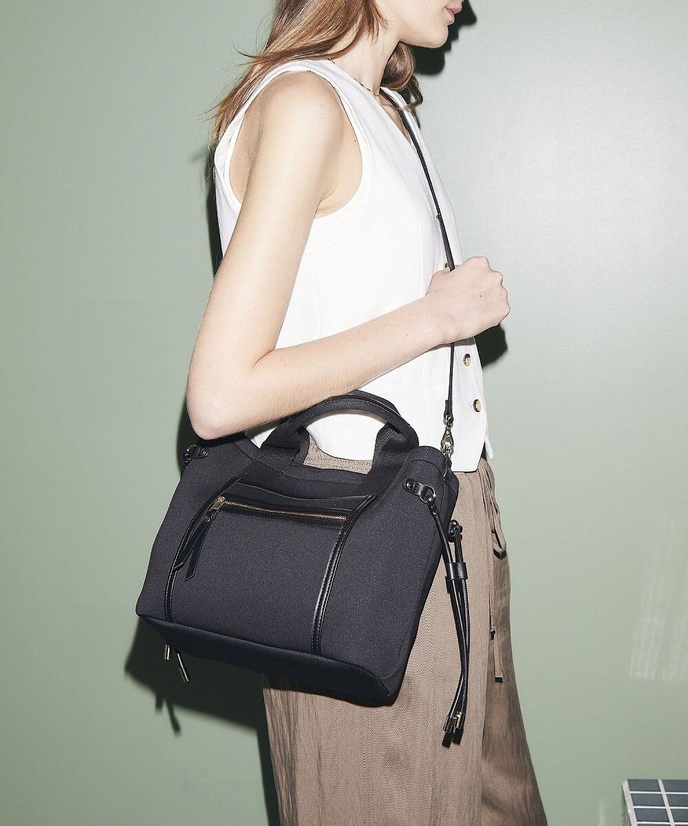 TOPKAPI 【新色追加】【TREASURE TOPKAPI】ネオプレン フロントポケット 2way ショルダー付き ミニトートバッグ 