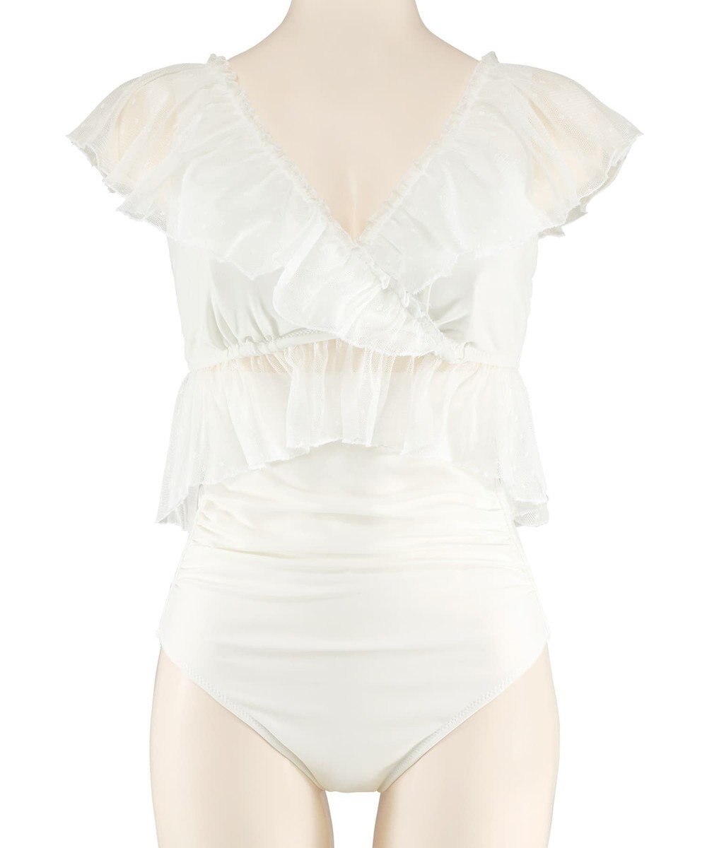 San-ai Resort（三愛水着楽園） 【San-ai Resort×PEACH　JOHNコラボ】【ナイスバディ水着】フリルワイヤービキニ　9M・11L　【San-ai Resort（サンアイリゾート）】 