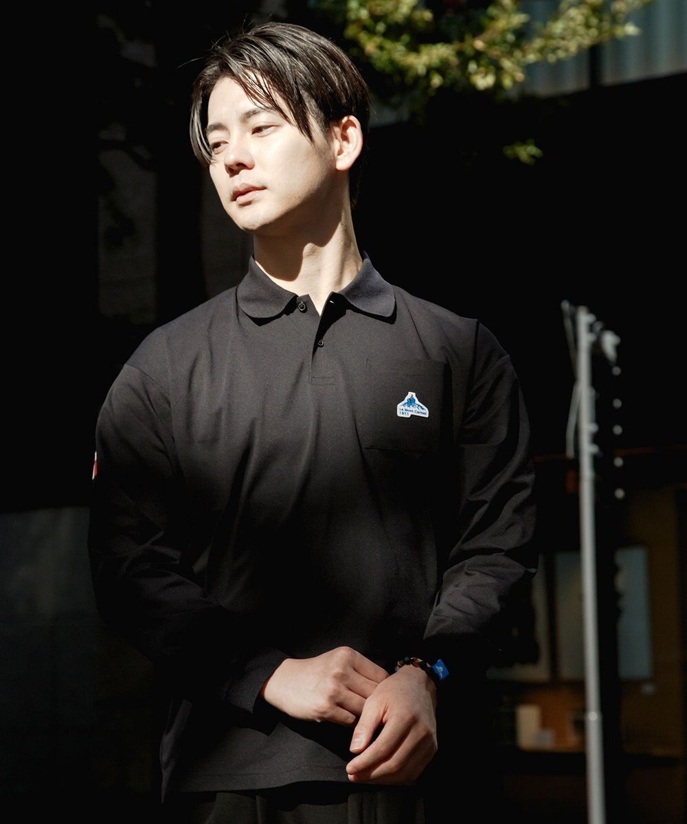 SHARE PARK MENS 【UVケア・吸水速乾・ストレッチ・軽量 】エンブレムポロTシャツ（L・XLサイズ） 