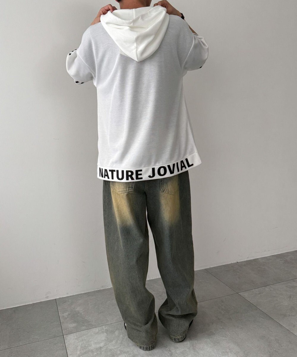 WEGO 【MLXLサイズ展開】グラフィックZIPパーカー（SS） 