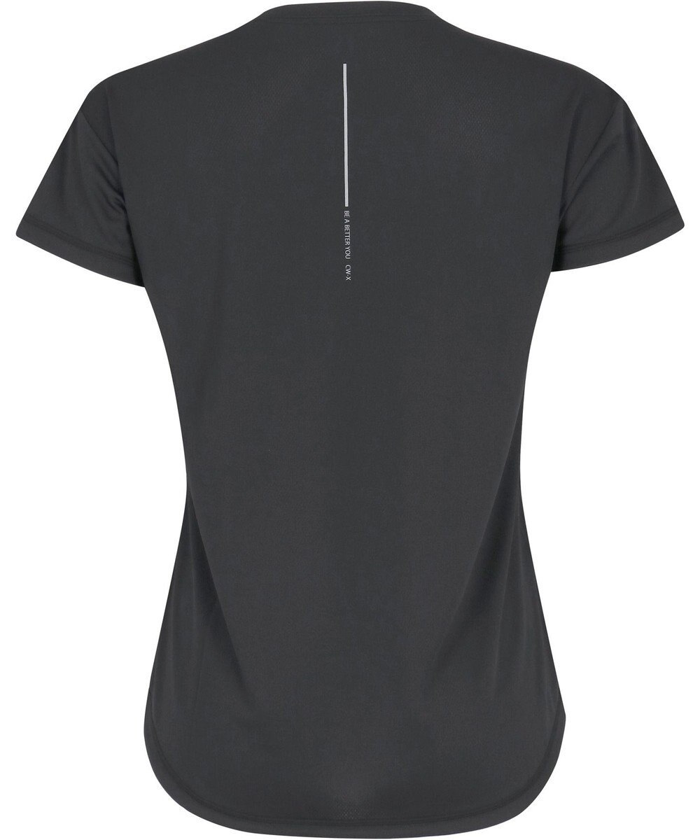 CW-X 【WOMEN】 CW-X トップス 【薄軽ランニングシャツ】 半袖 3分袖 Ｕネック 吸汗速乾性(本体) レディース DLY155 /ワコール 