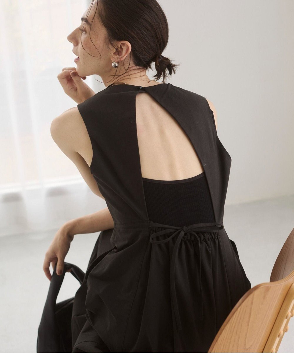 WEGO 【ANGIE VINTAGE】バックオープンノースリーブワンピース 