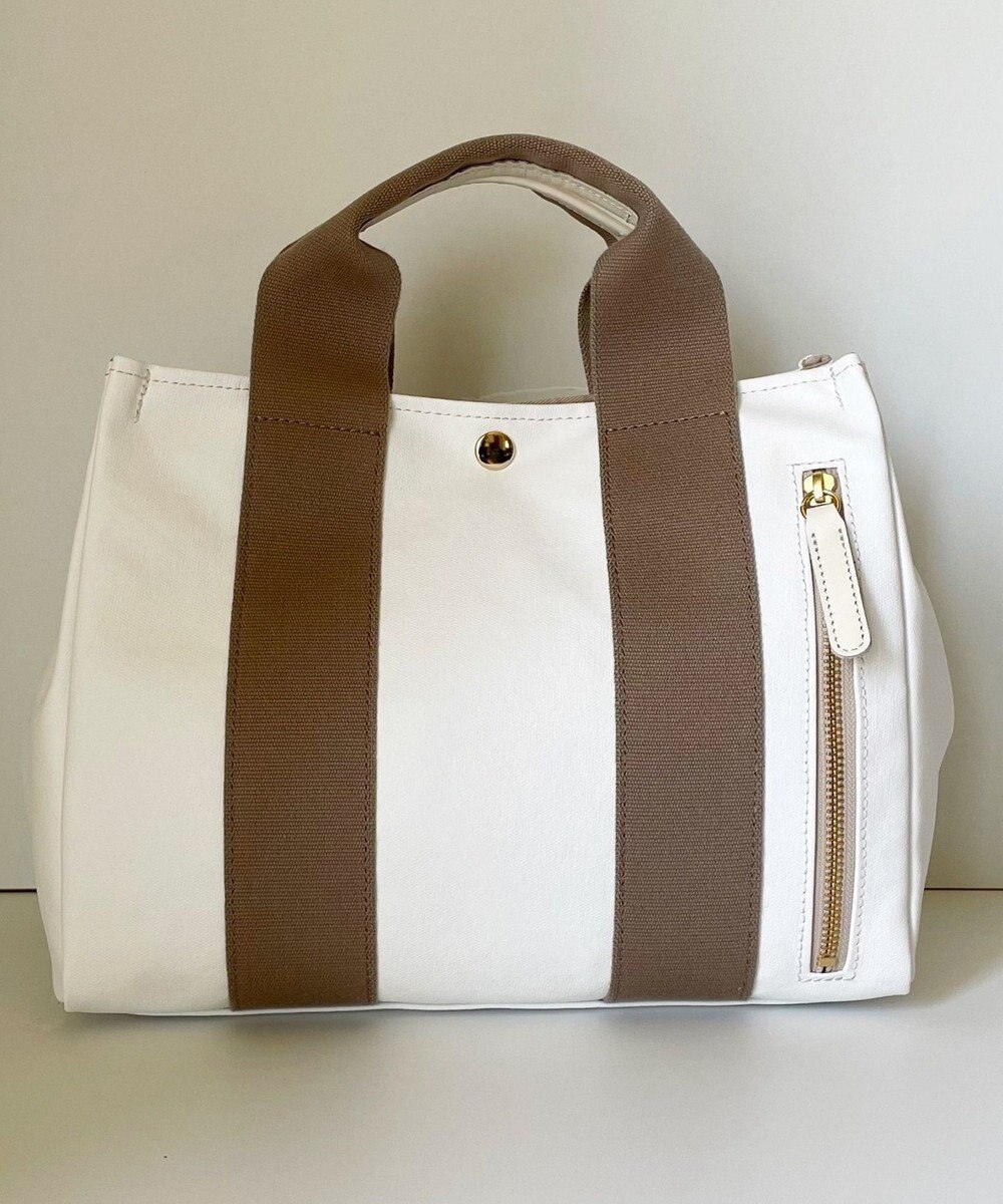 Hekhèr Le Style de Vie 新色追加【日本製 / 2WAY】PUコートコットンキャンバス トートバッグ medium 