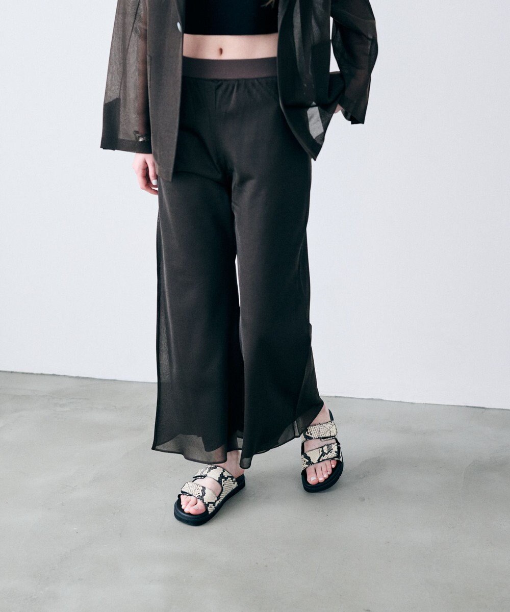 uncrave バルキーシアーニット ワイドパンツ 