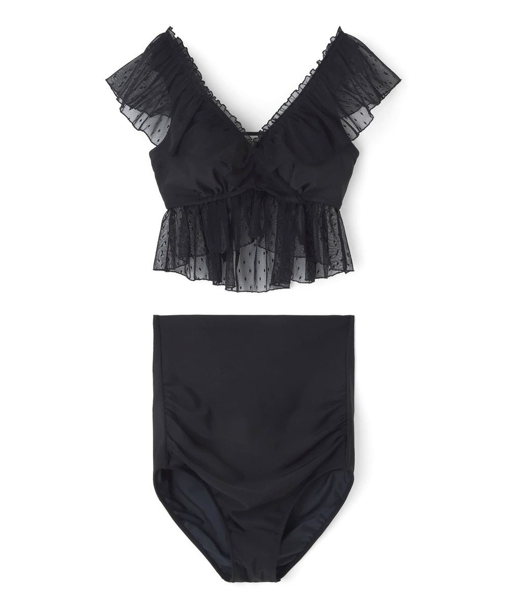 San-ai Resort（三愛水着楽園） 【San-ai Resort×PEACH　JOHNコラボ】【ナイスバディ水着】フリルワイヤービキニ　9M・11L　【San-ai Resort（サンアイリゾート）】 