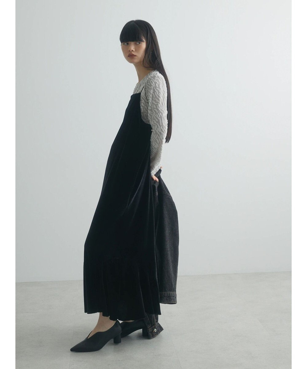 Green Parks armonia．ベロアキャミワンピース 