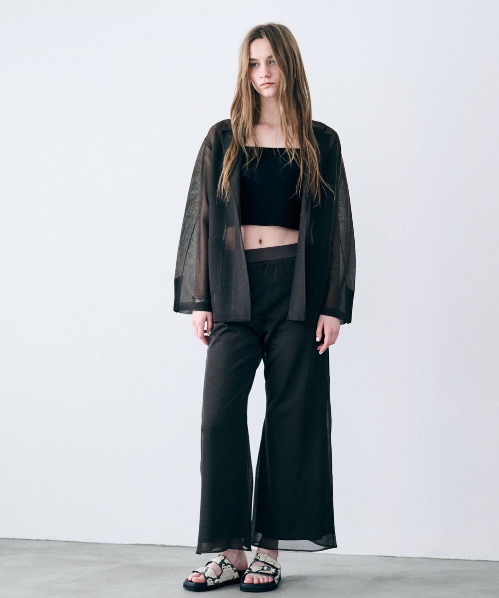 uncrave バルキーシアーニット ワイドパンツ 
