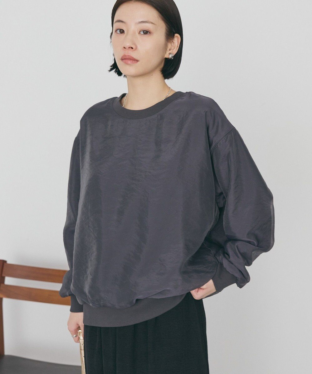 AMERICAN HOLIC オーガンジーレイヤードスウェットプルオーバー 