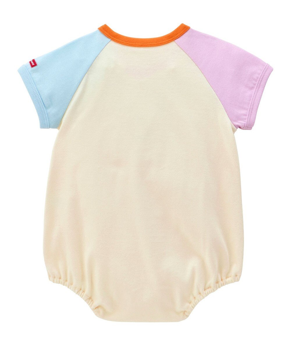 MIKI HOUSE HOT BISCUITS 【70-80cm】 顔ドン ボディシャツ(ロンパース) 