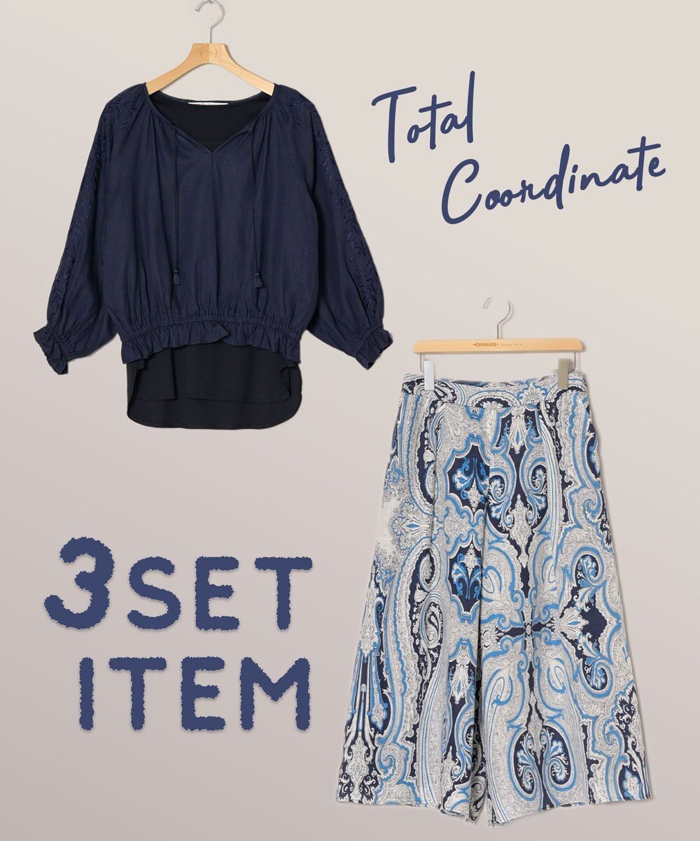 ONWARD Reuse Park 3セット商品/サイズ38【自由区】ブラウス春夏×カットソー春夏×パンツ春夏 