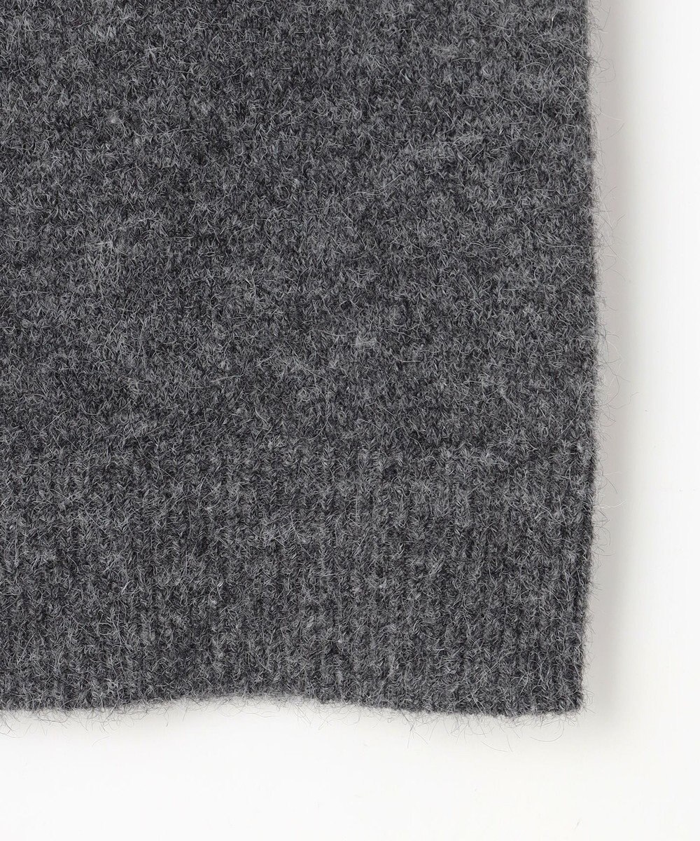 組曲 L へアリーヤーンボートネック ニット 