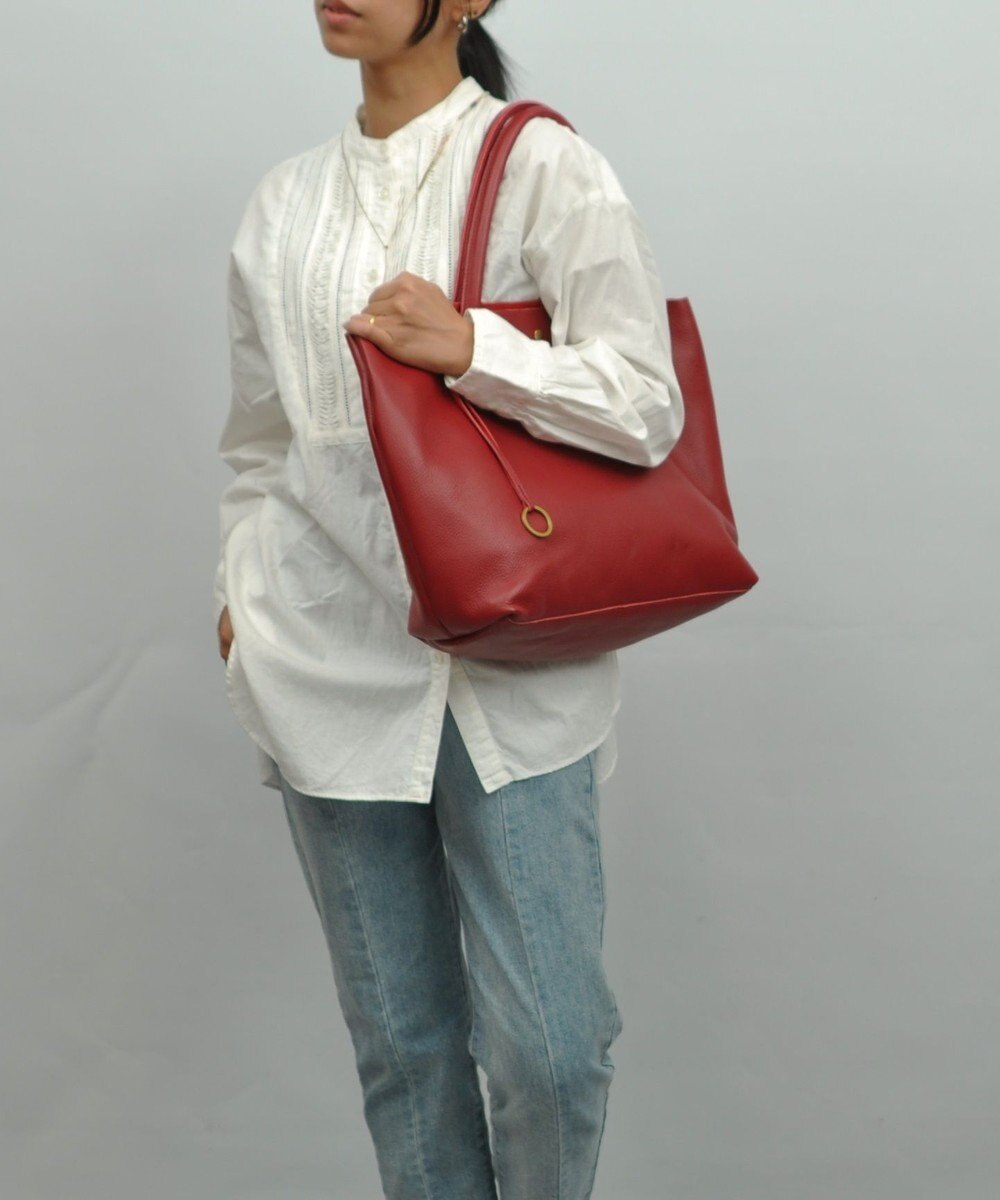 UNBILLION 【テレビ ドラマ着用アイテム】Otias シュリンクレザートートバッグ 